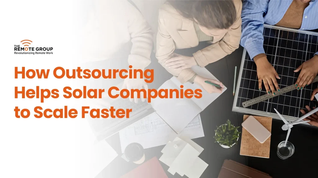 how outsourcing help solar companies